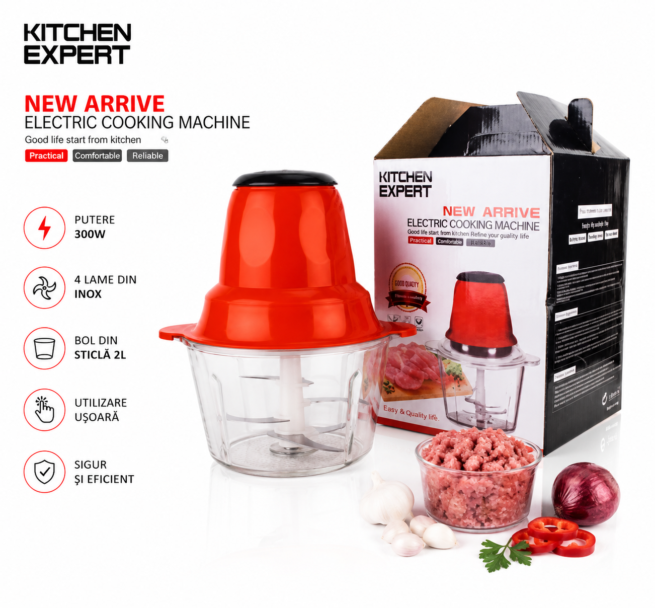 Tocător electric Kitchen Expert 300W