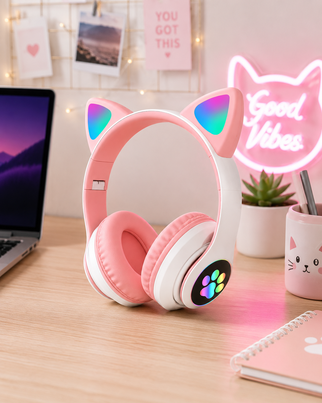 Căști Wireless Pliabile pentru Copii