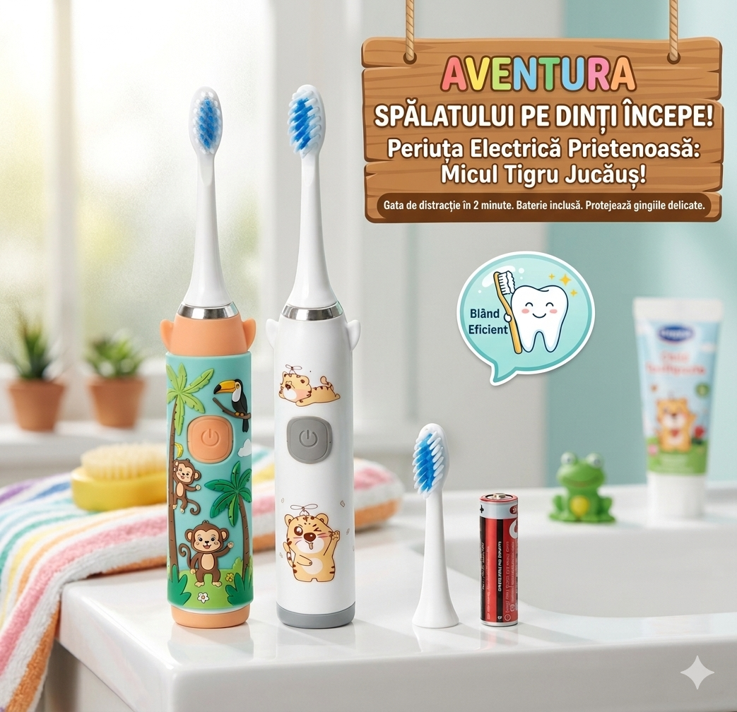 Periuță Electrică pentru Copii – Transformă Spălatul pe Dinți într-o Aventură!